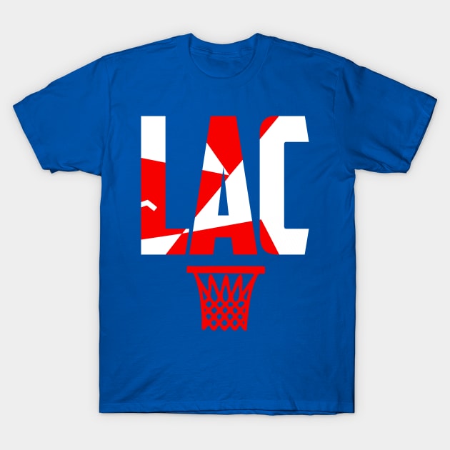 Los Angeles Basketball Throwback T-Shirt by funandgames